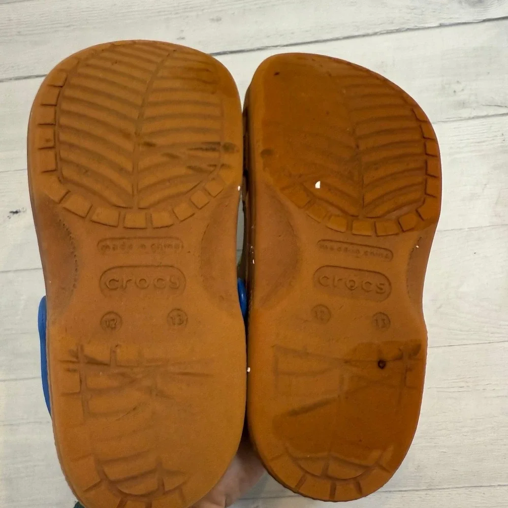 Crocs kids slip on sandals‎ shoes clogs Scooby Doo kids 12/13